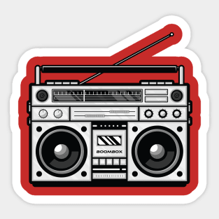 Boombox Sticker